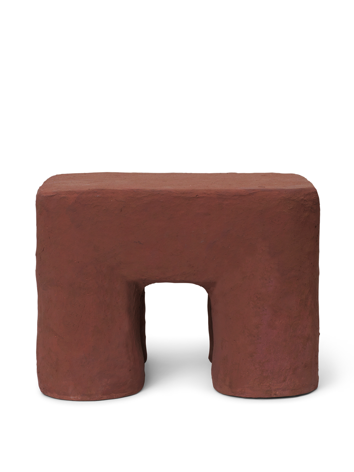 Ferm Living Podo Hocker - Red Brown