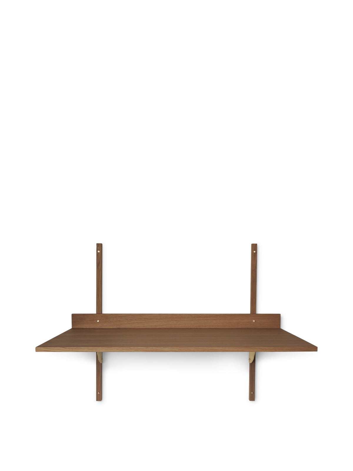 Ferm Living Sector Desk - Smoked Oak/Brass