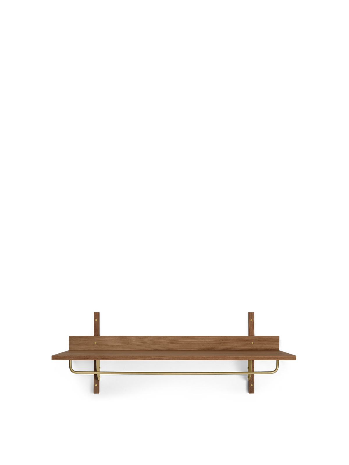 Ferm Living Sector - Scaffale per armadio - Rovere fumé/ottone