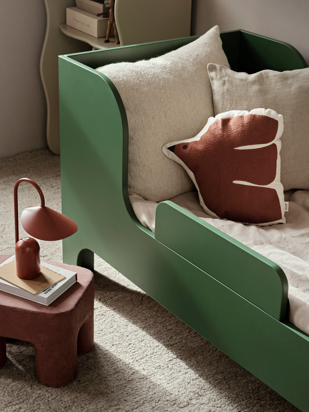Ferm Living Arum Lampe portable - Oxide Red