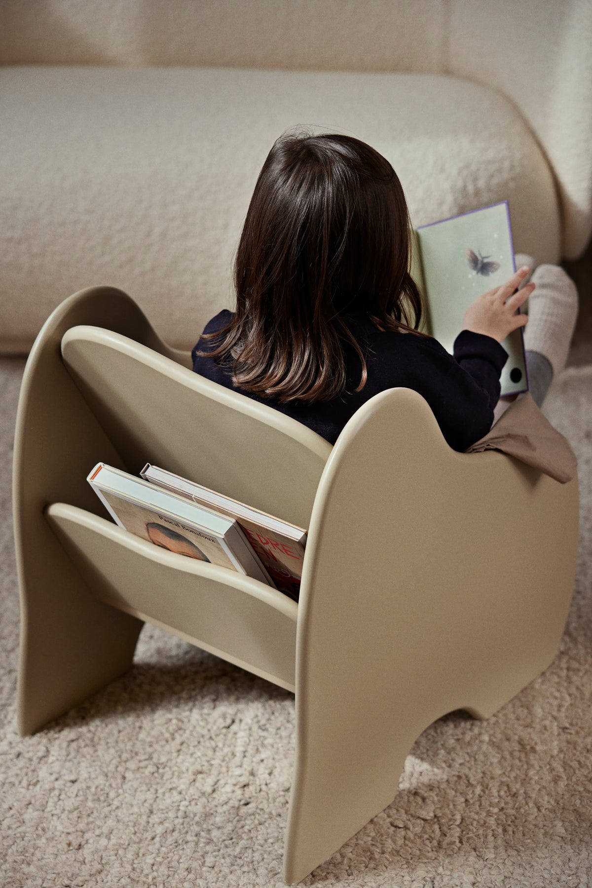 Ferm Living Slope Lounge Stuhl - Cashmere