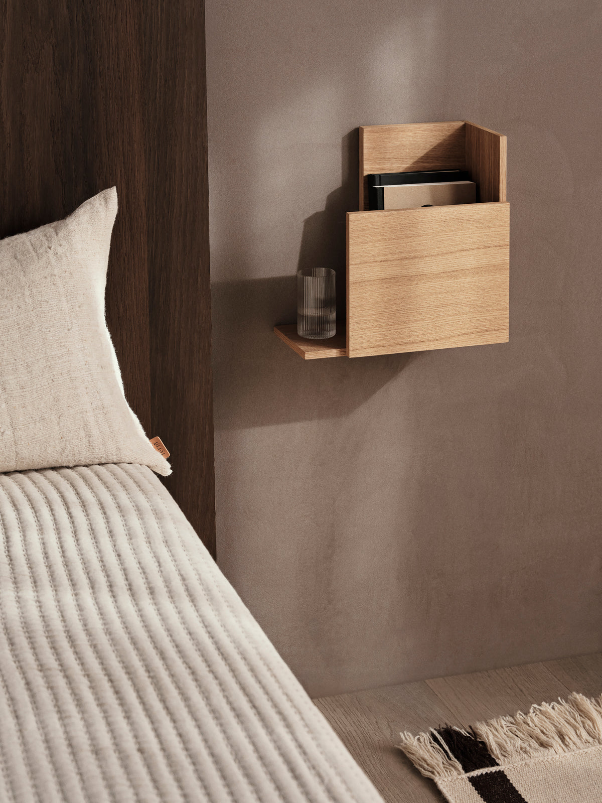 Ferm Living Stagger Étagère - Carrée - Chêne Oilée