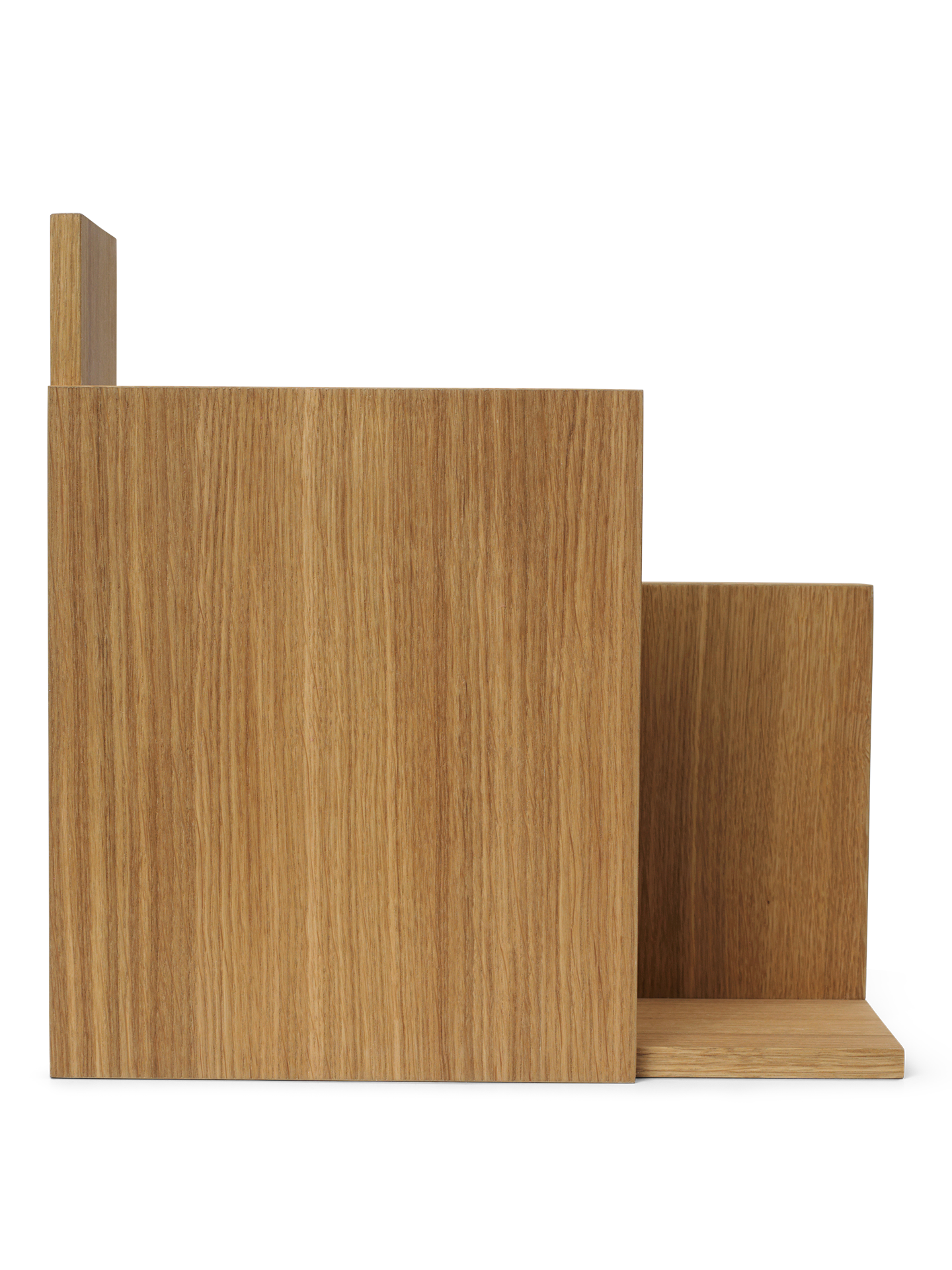Ferm Living Stagger Shelf - Square - Oiled Oak
