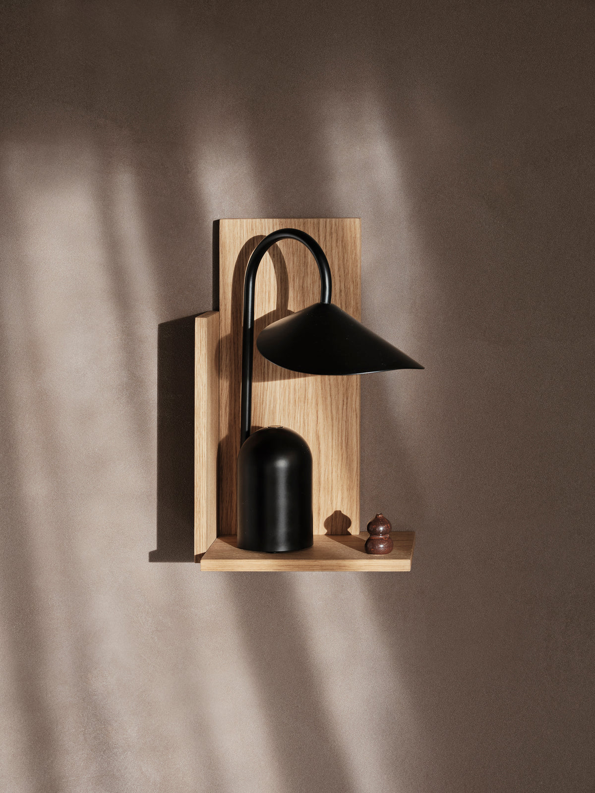 Ferm Living Stagger Shelf - Tall - Oiled Oak
