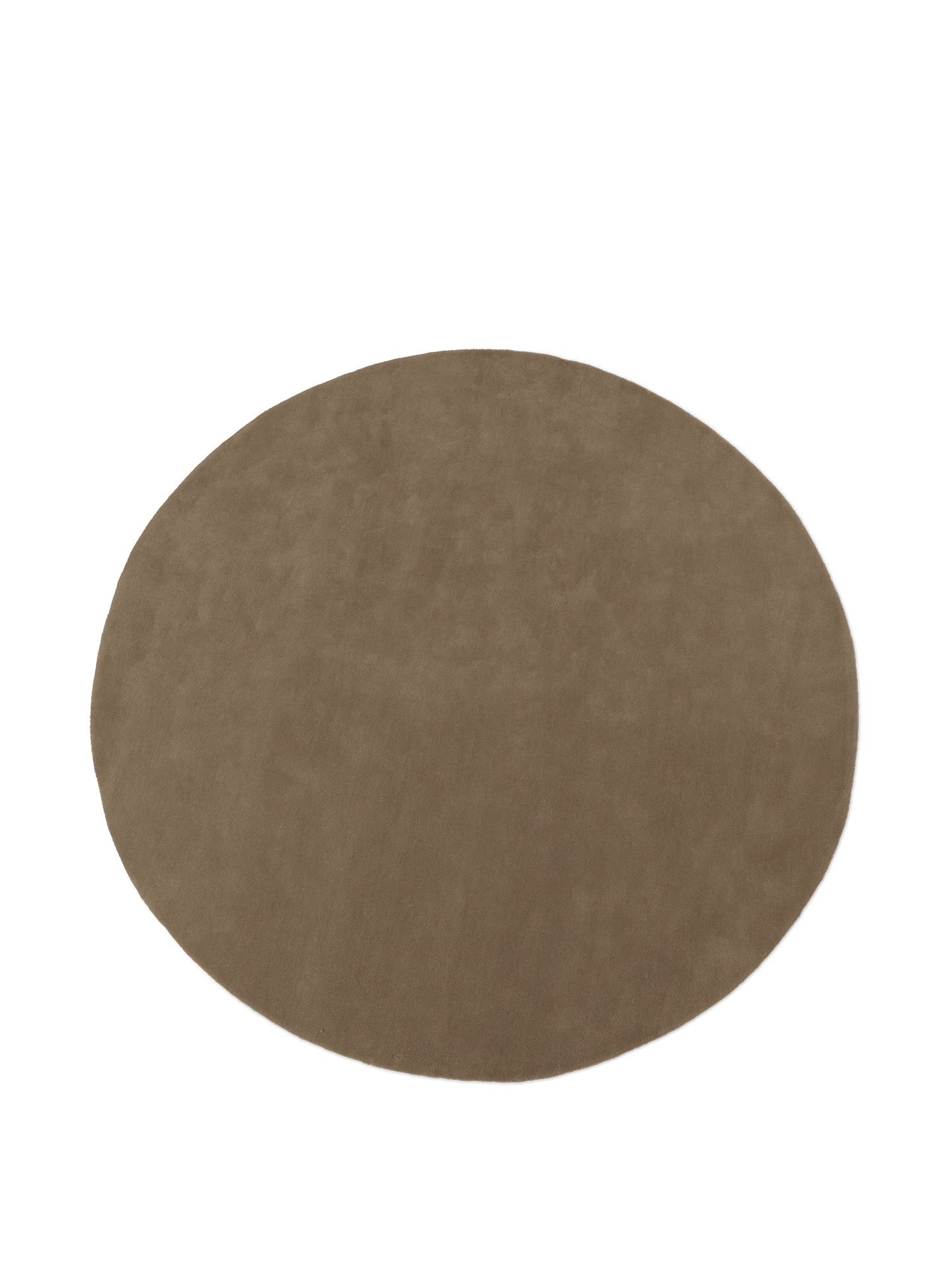 Ferm Living Stille Tufting-Teppich - Ø240 - Ash Brown