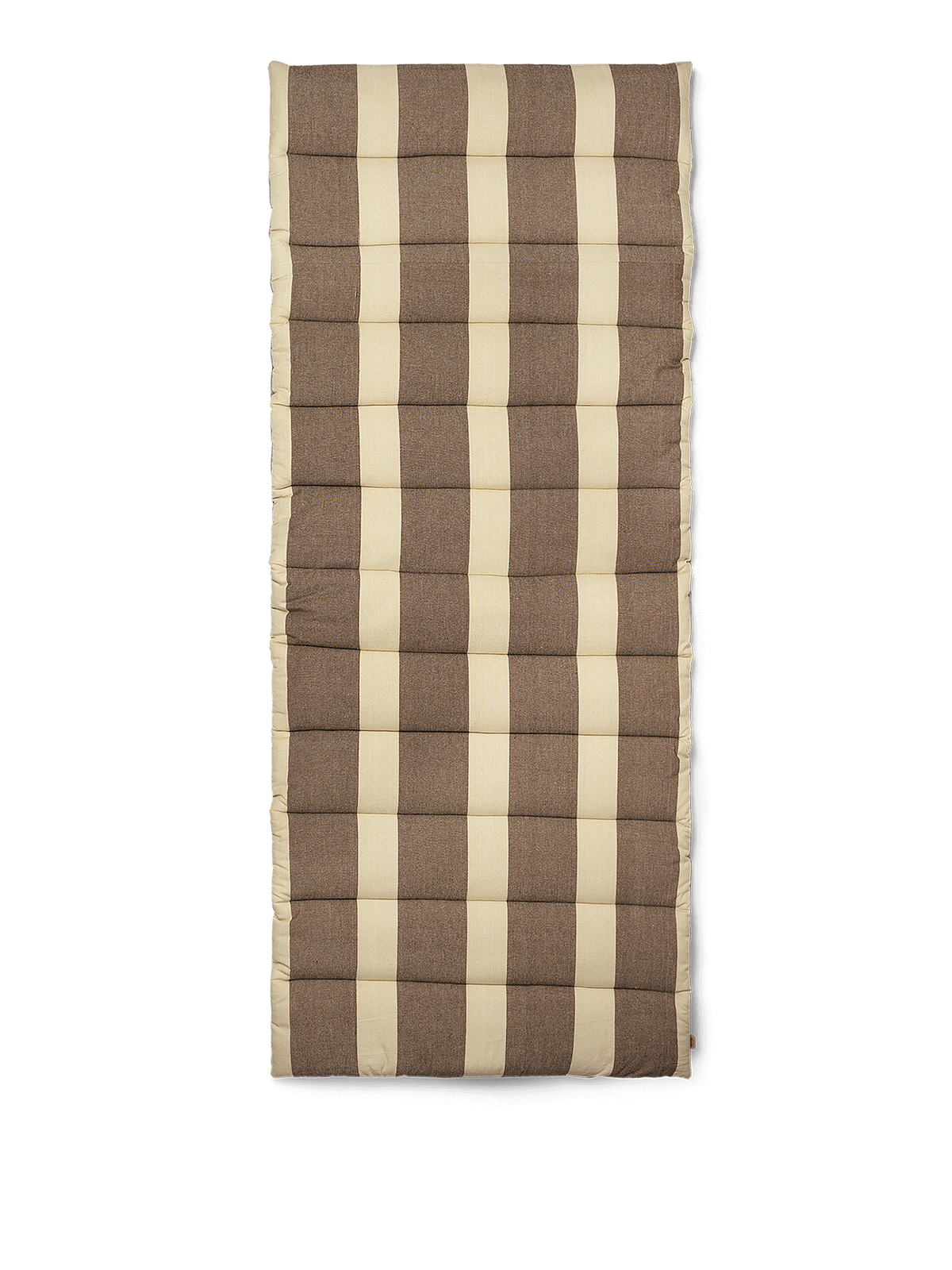 Ferm Living Beach Materasso trapuntato - Marrone carruba/marrone