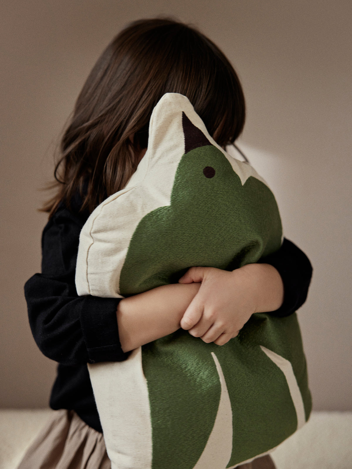 Ferm Living Swif Bird Coussin - Avocado Green