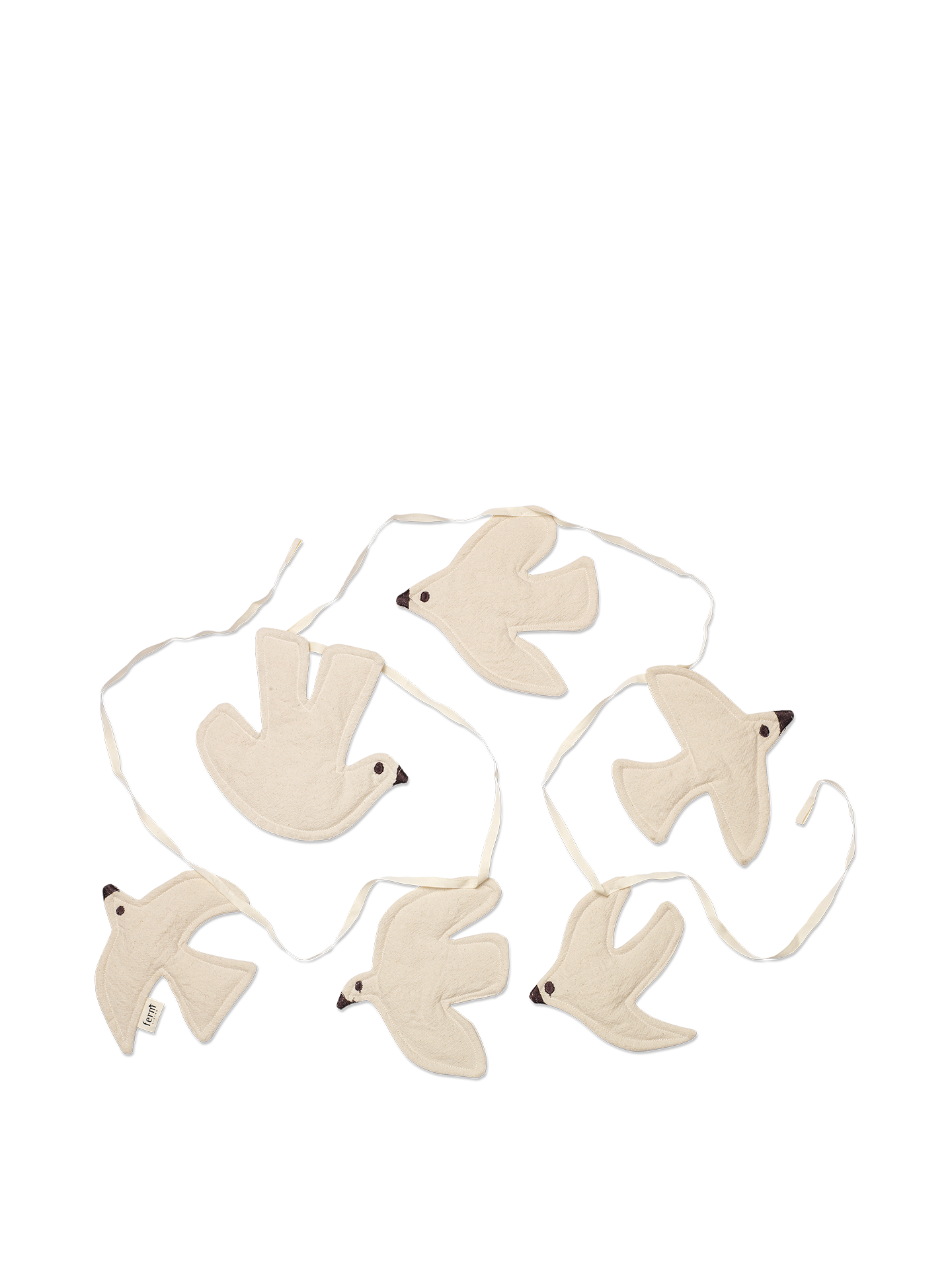 Ferm Living Swif Bird Girlande - Undyed