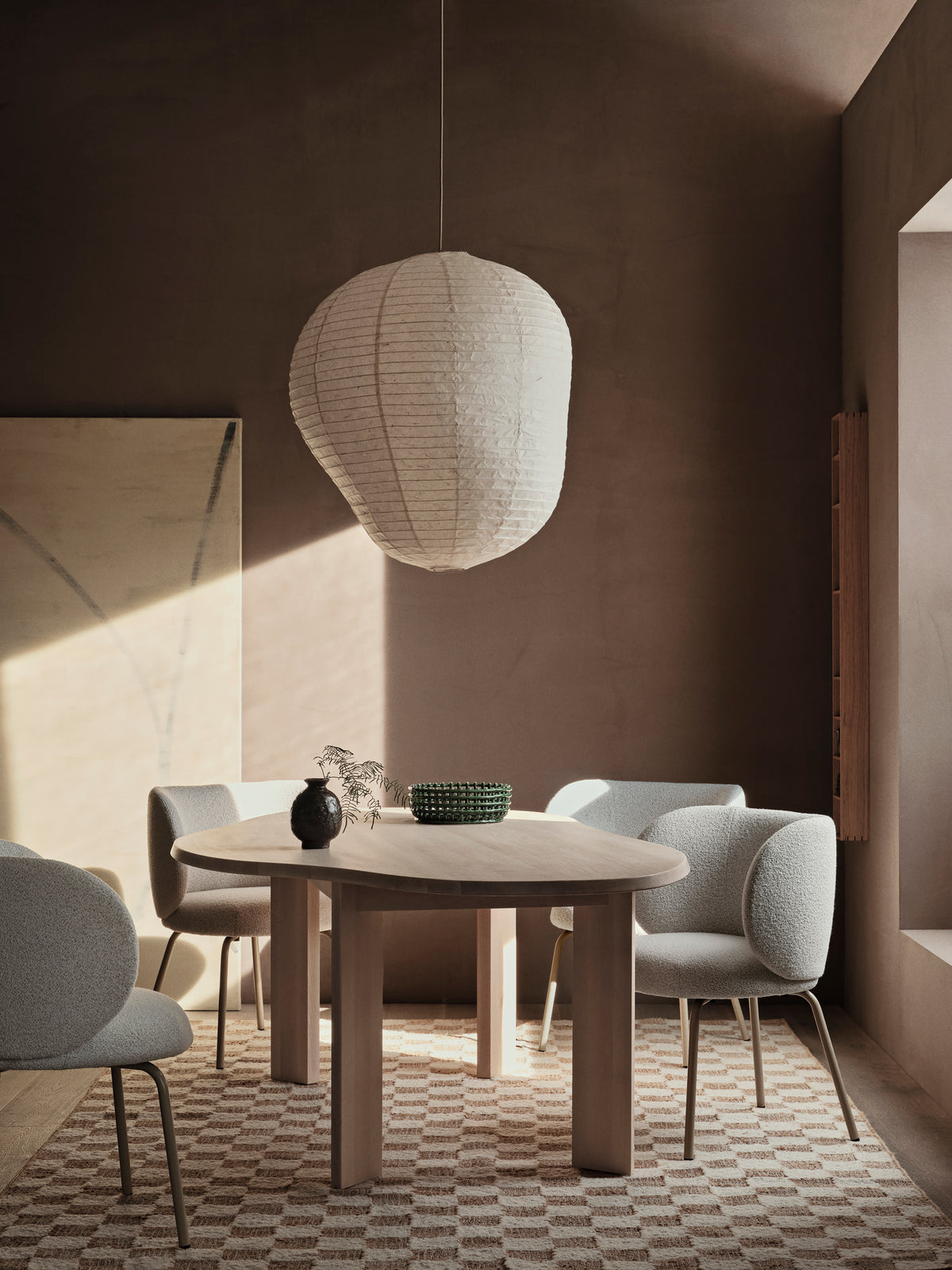 Ferm Living Kurbis Abat-jour 80 - Natural