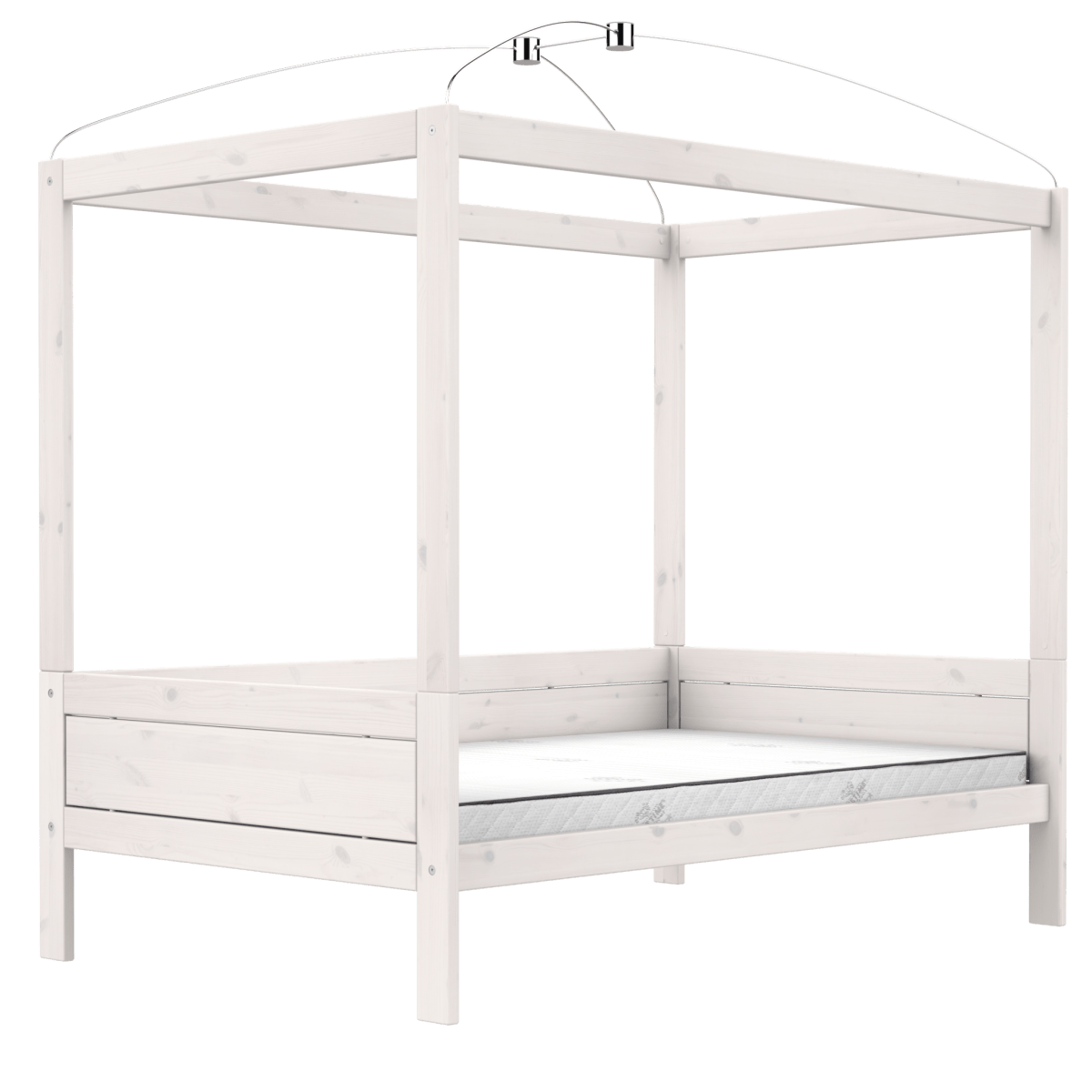 Lifetime Kidsrooms four-poster bed 120 white