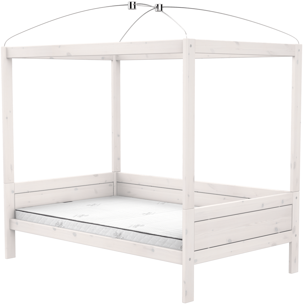 Letto a baldacchino Lifetime Kidsrooms 120 Whitewash