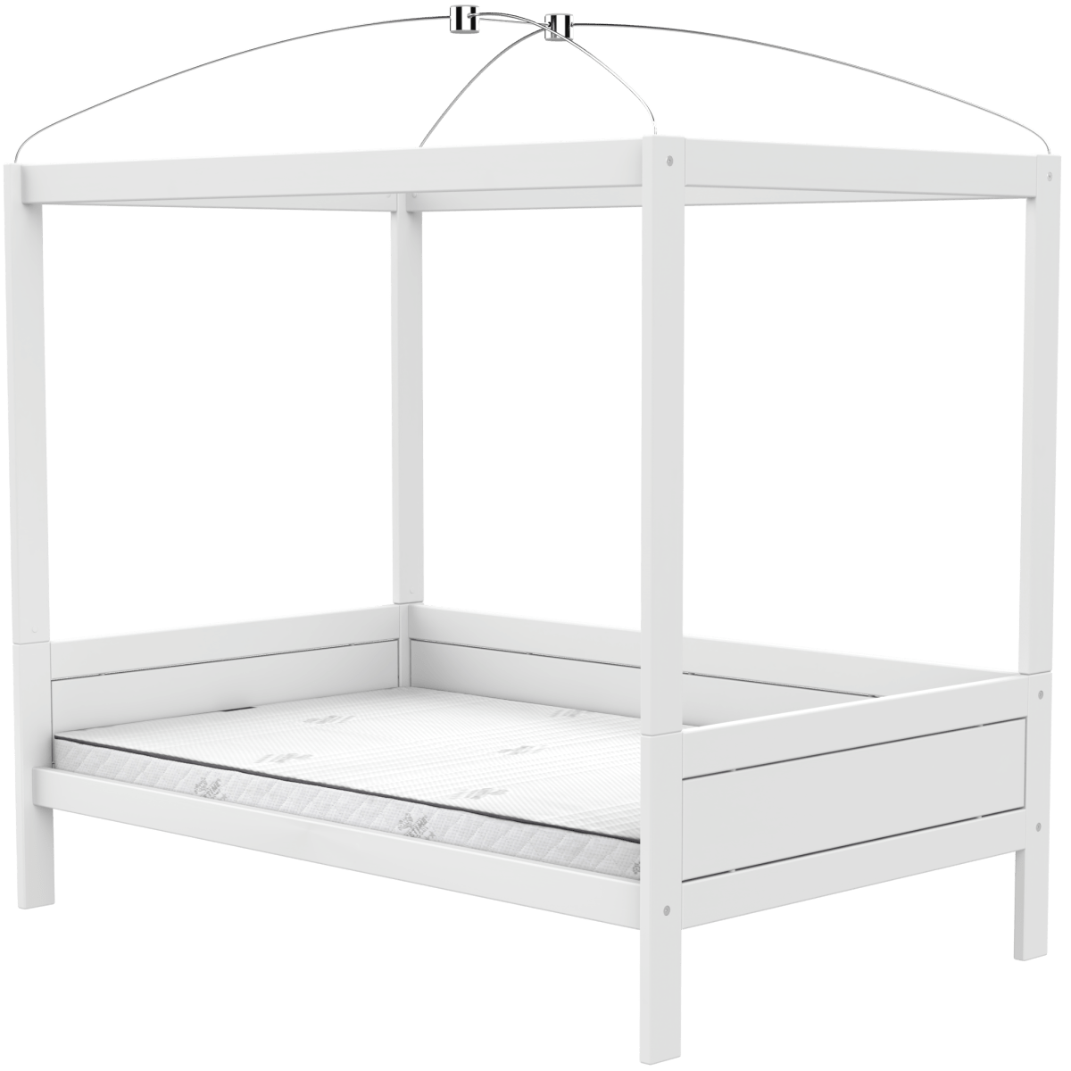 Letto a baldacchino Lifetime Kidsrooms 120 Whitewash