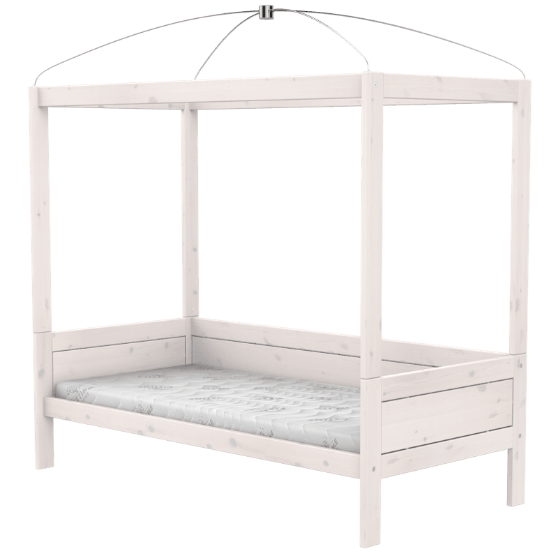Lifetime Kidsrooms Lit à baldaquin 90 x 200 cm - Original Blanc