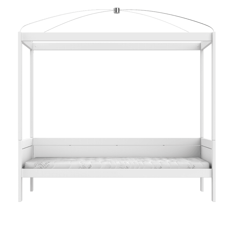Lifetime Kidsrooms Lit à baldaquin 90 x 200 cm - Original Blanc