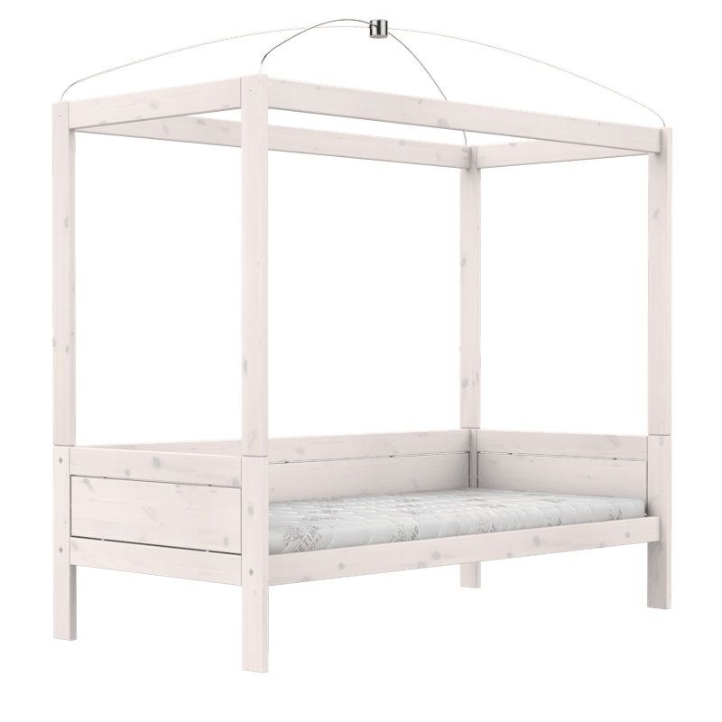 Lifetime Kidsrooms Lit à baldaquin 90 x 200 cm - Original Blanc