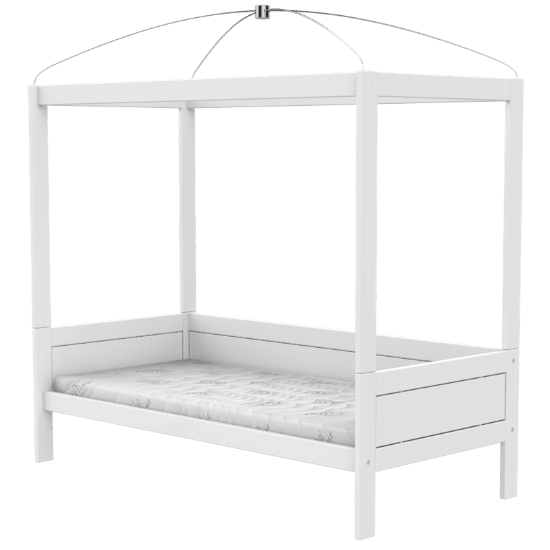 Lifetime Kidsrooms Lit à baldaquin 90 x 200 cm - Original Blanc