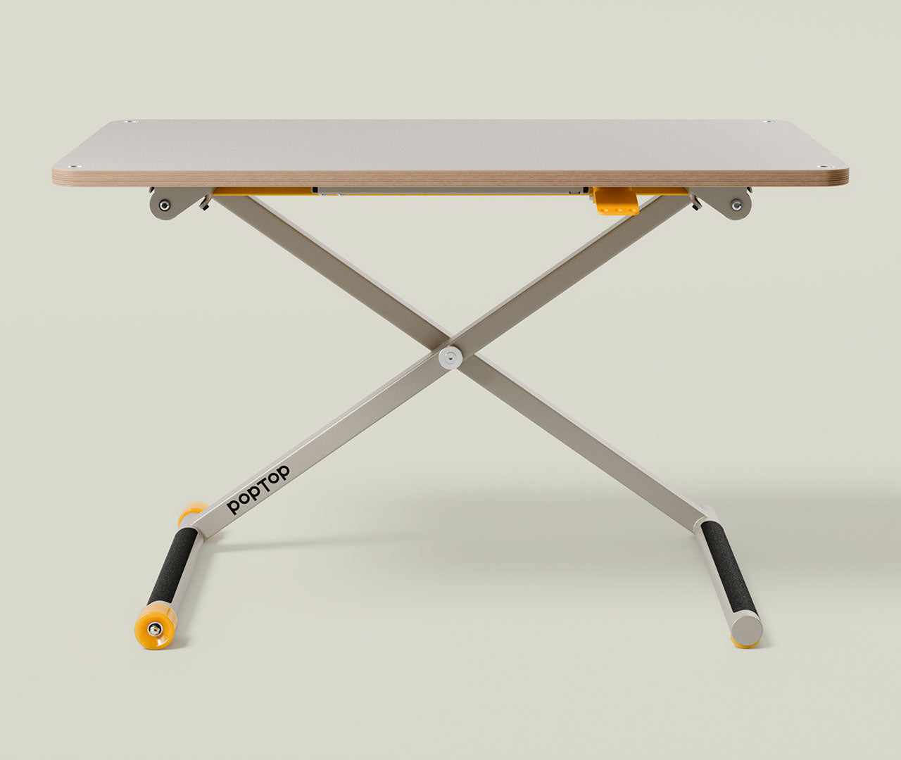 Poptop Bureau pour enfant réglable en hauteur Gris