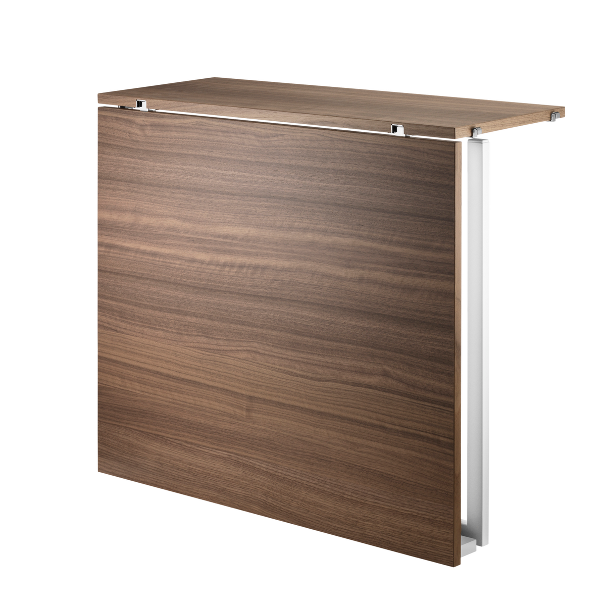 Folding Table Walnut/White