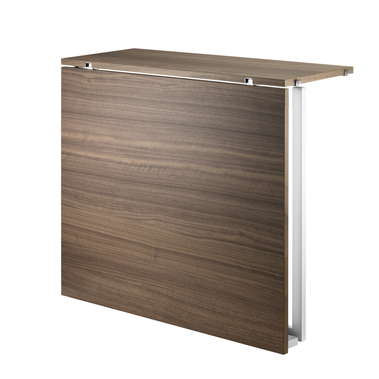 Folding Table Walnut/White