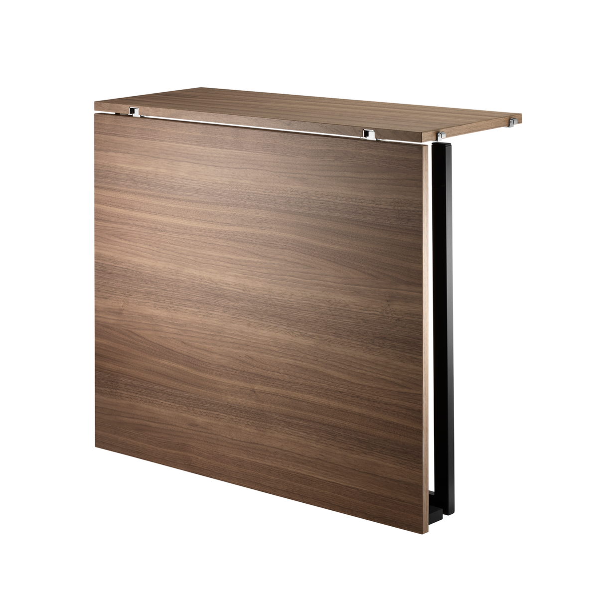 Folding Table Walnut/Black