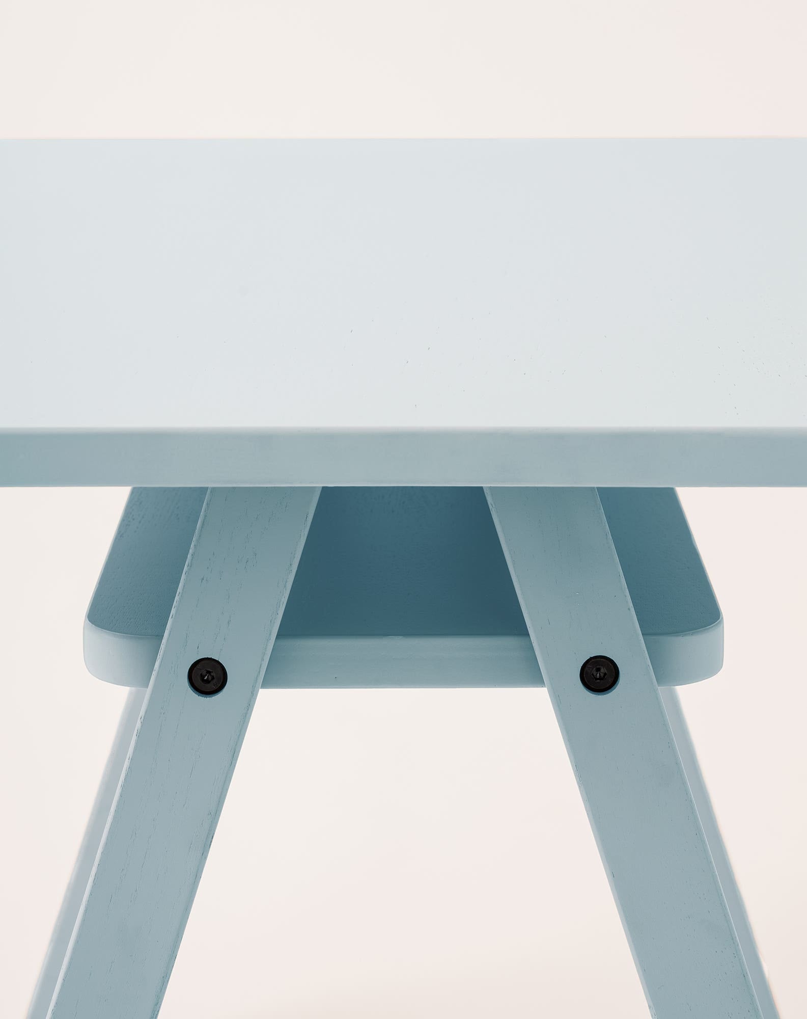 Nobodinoz Growing Green children's table colored Baltic Blue