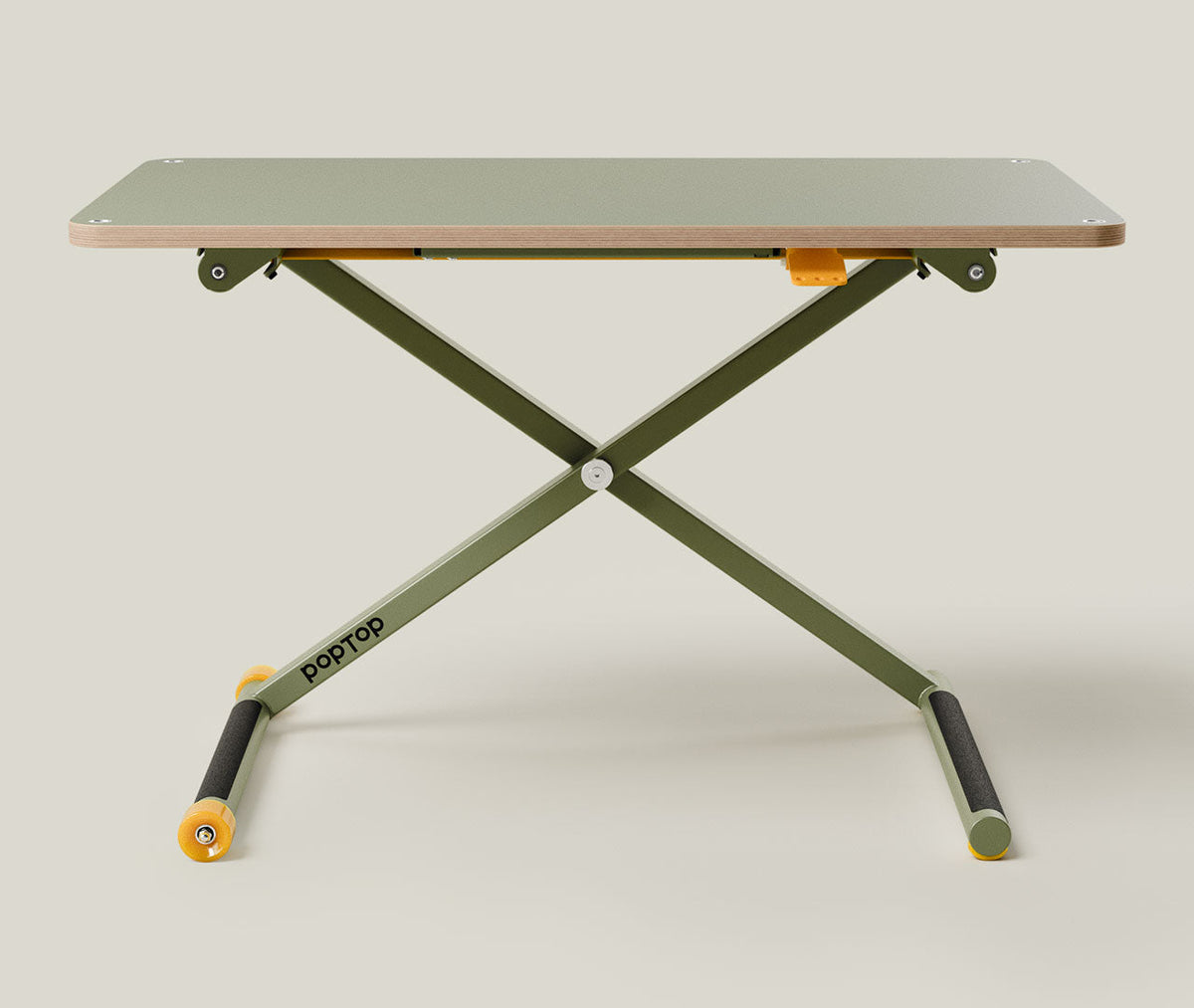 Scrivania per bambini regolabile in altezza Poptop verde