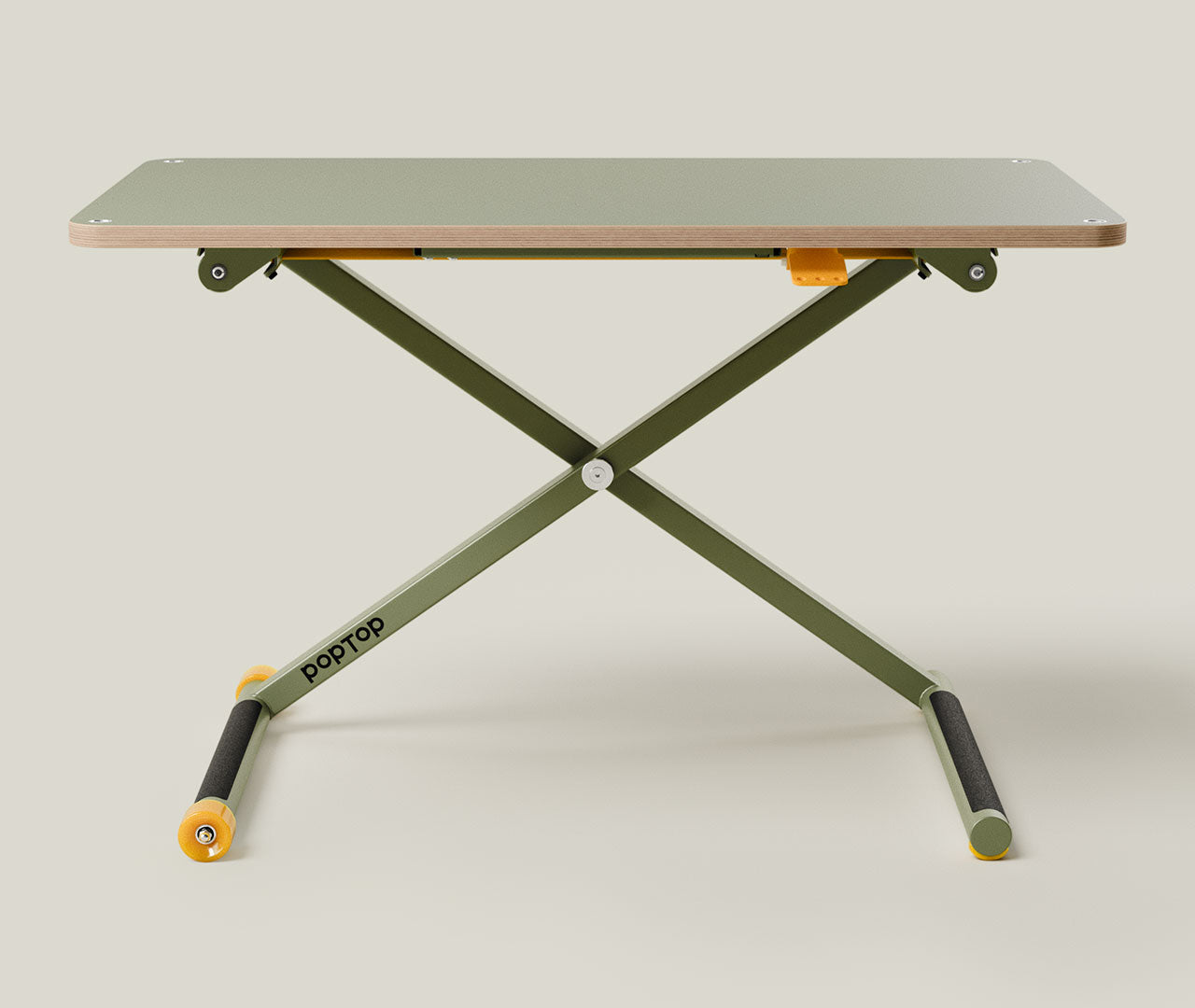 Poptop Bureau pour enfant réglable en hauteur Vert