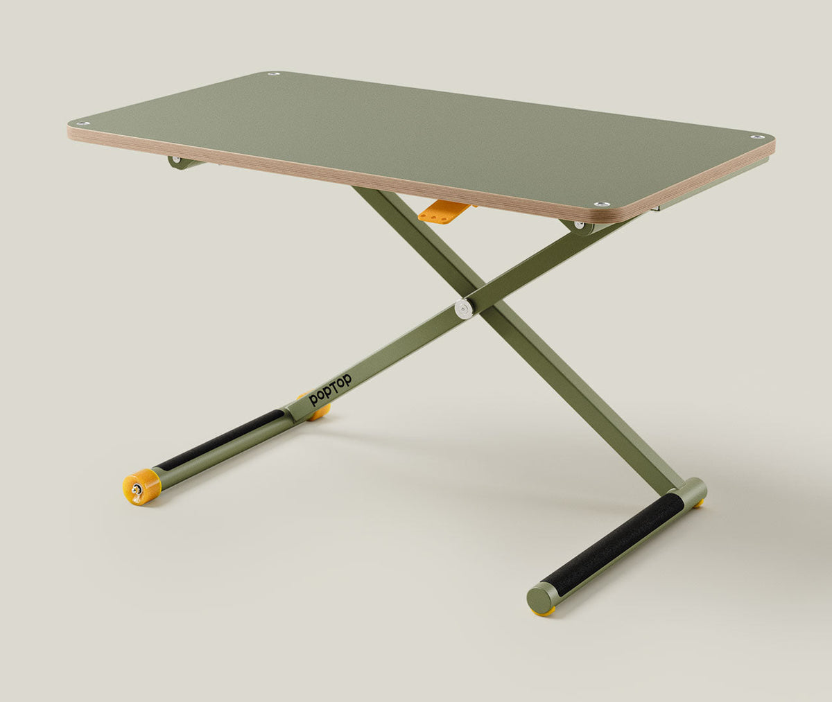 Scrivania per bambini regolabile in altezza Poptop verde