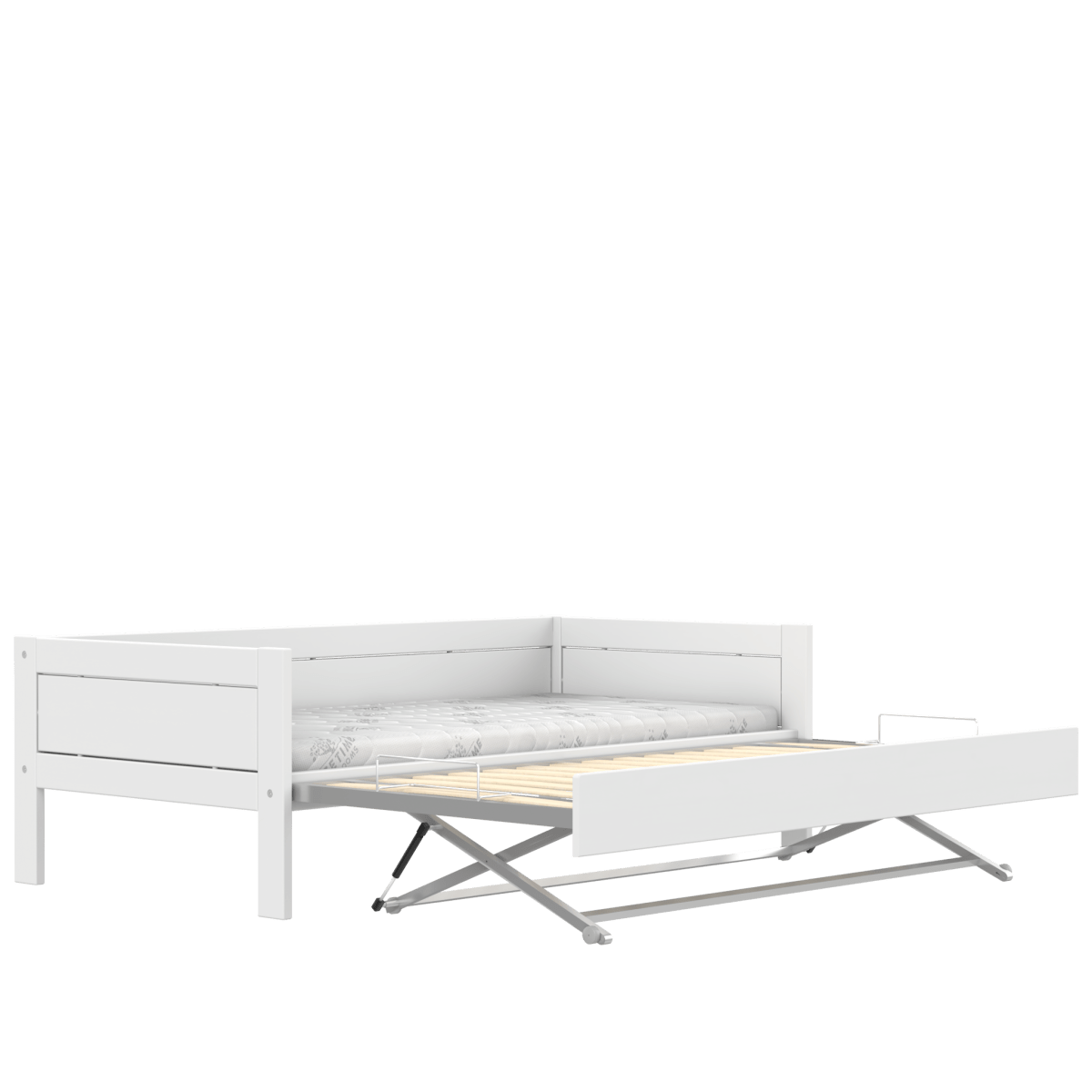 Lifetime Kidsrooms Semi-automatic guest bed White