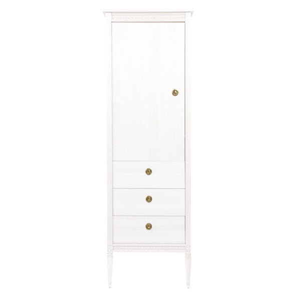 Gustavienne Kleiderschrank Weiss