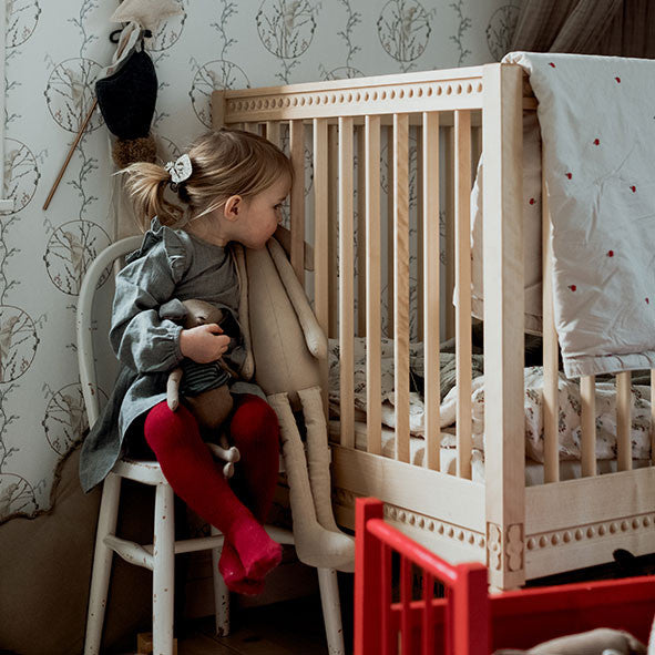 Gustavienne Mitwachsendes Babybett Birke
