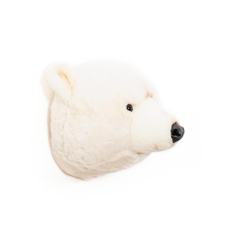 Wild & Soft Basile, la testa di animale dell'orso polare