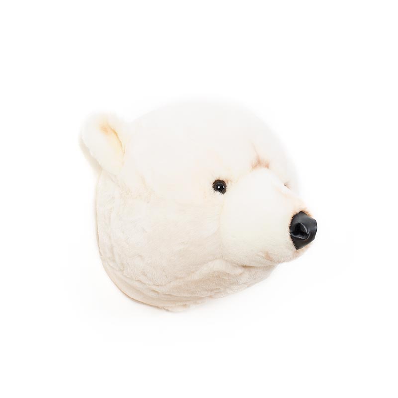 Wild & Soft Basile, la testa di animale dell'orso polare