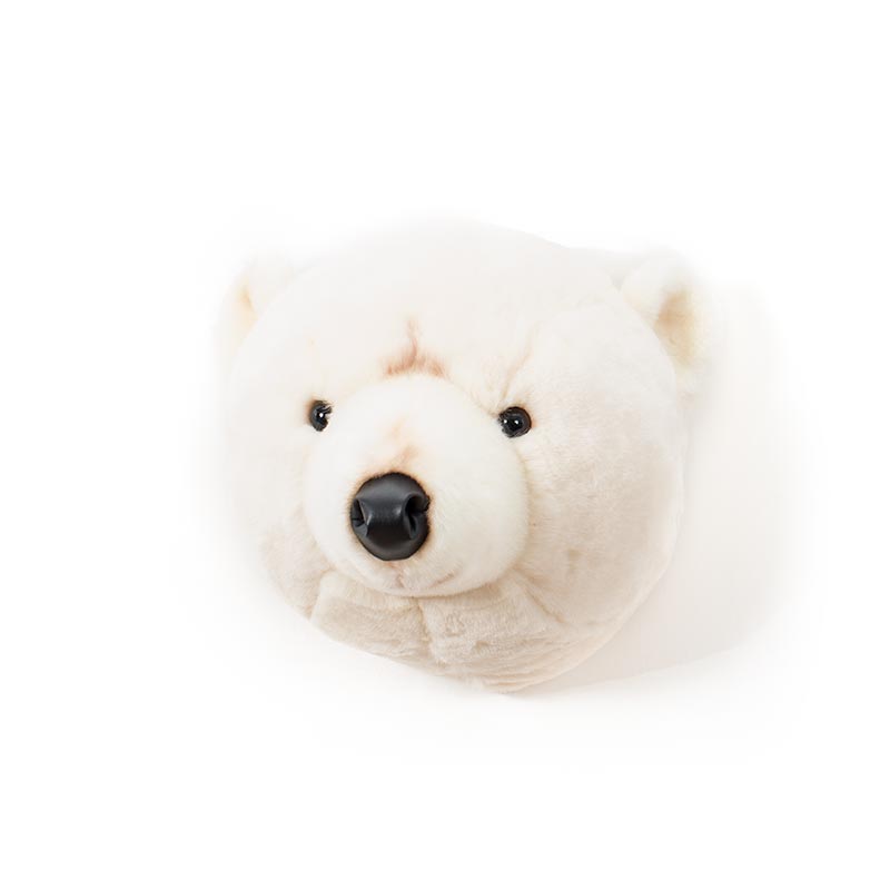Wild & Soft Basile, la testa di animale dell'orso polare