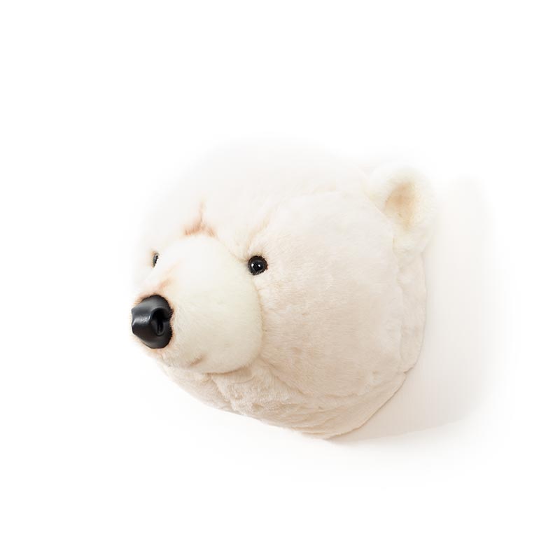 Wild & Soft Basile, la testa di animale dell'orso polare