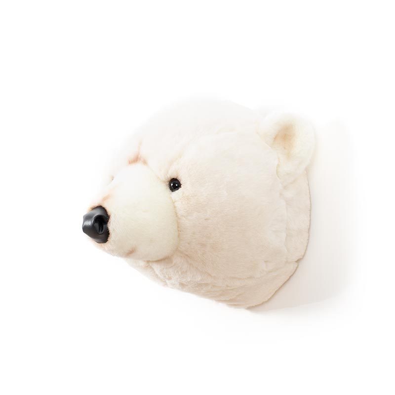 Wild & Soft Basile, la testa di animale dell'orso polare