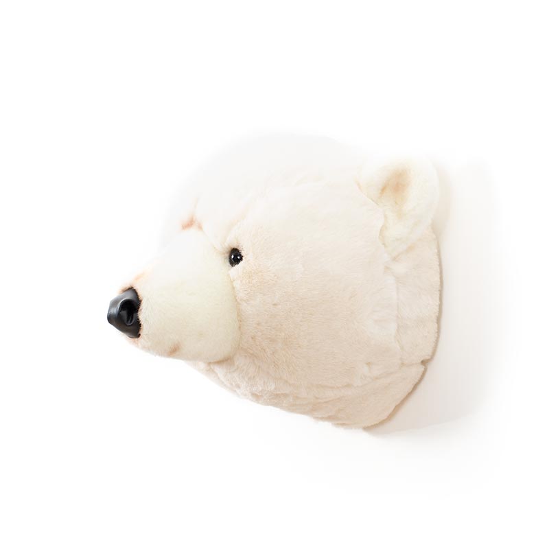 Wild & Soft Basile, la testa di animale dell'orso polare