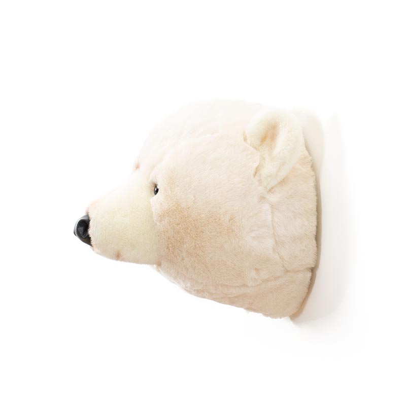 Wild & Soft Basile, la testa di animale dell'orso polare