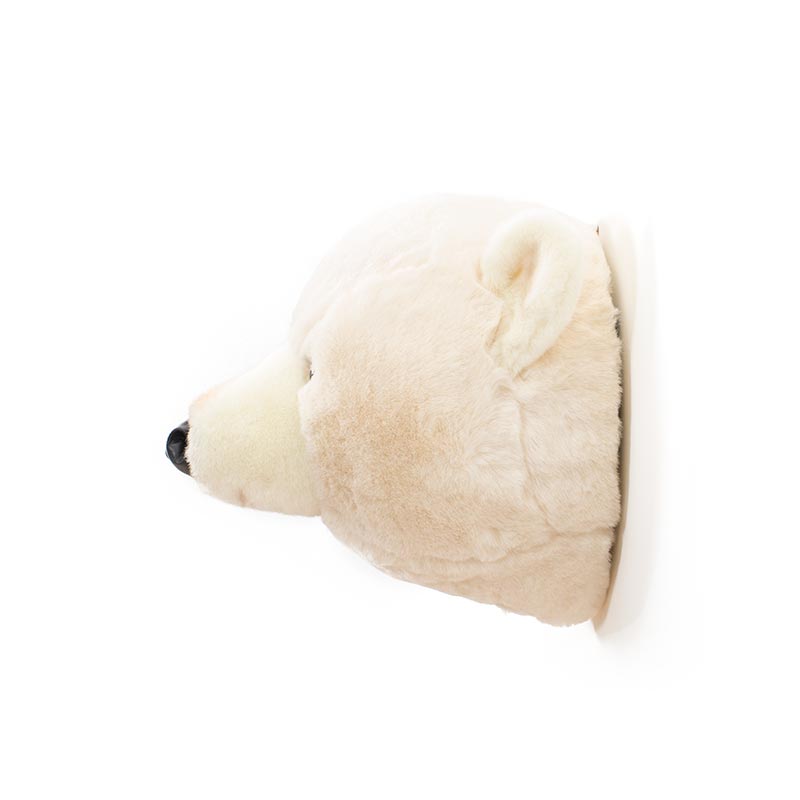 Wild & Soft Basile, la testa di animale dell'orso polare