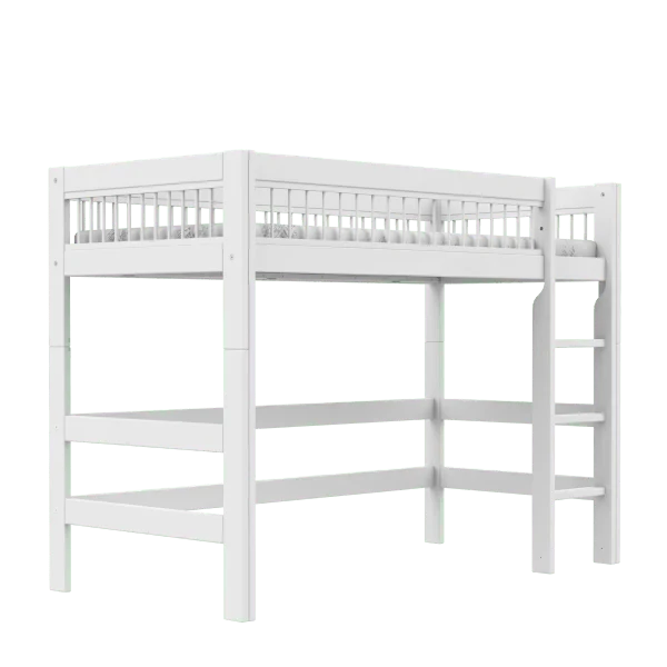 Lifetime Kidsrooms Hochbett mit Leiter 152 cm - Breeze Weiss