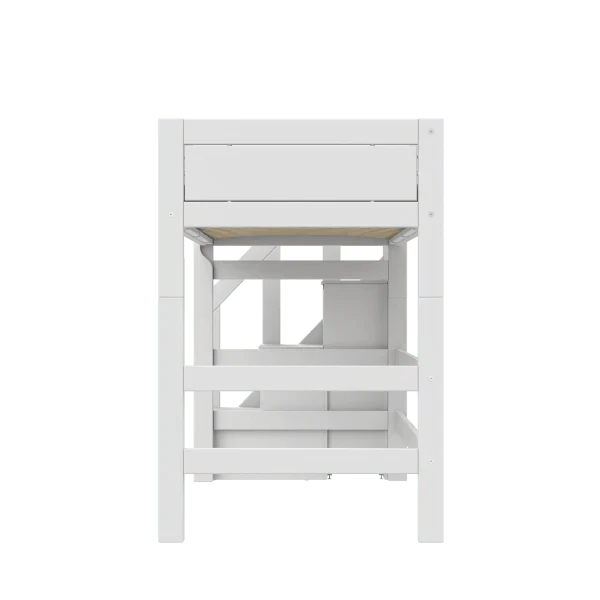 Lifetime Kidsrooms Hochbett 152 cm mit Treppe - Original Weiss