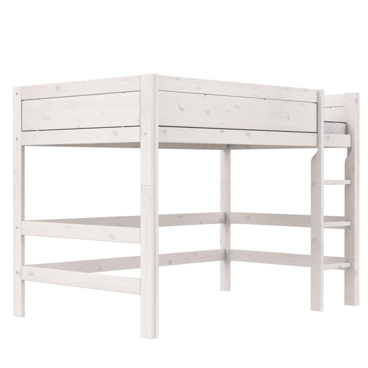 Lifetime Kidsrooms Letto a soppalco 120 con scala - 152 cm Whitewash