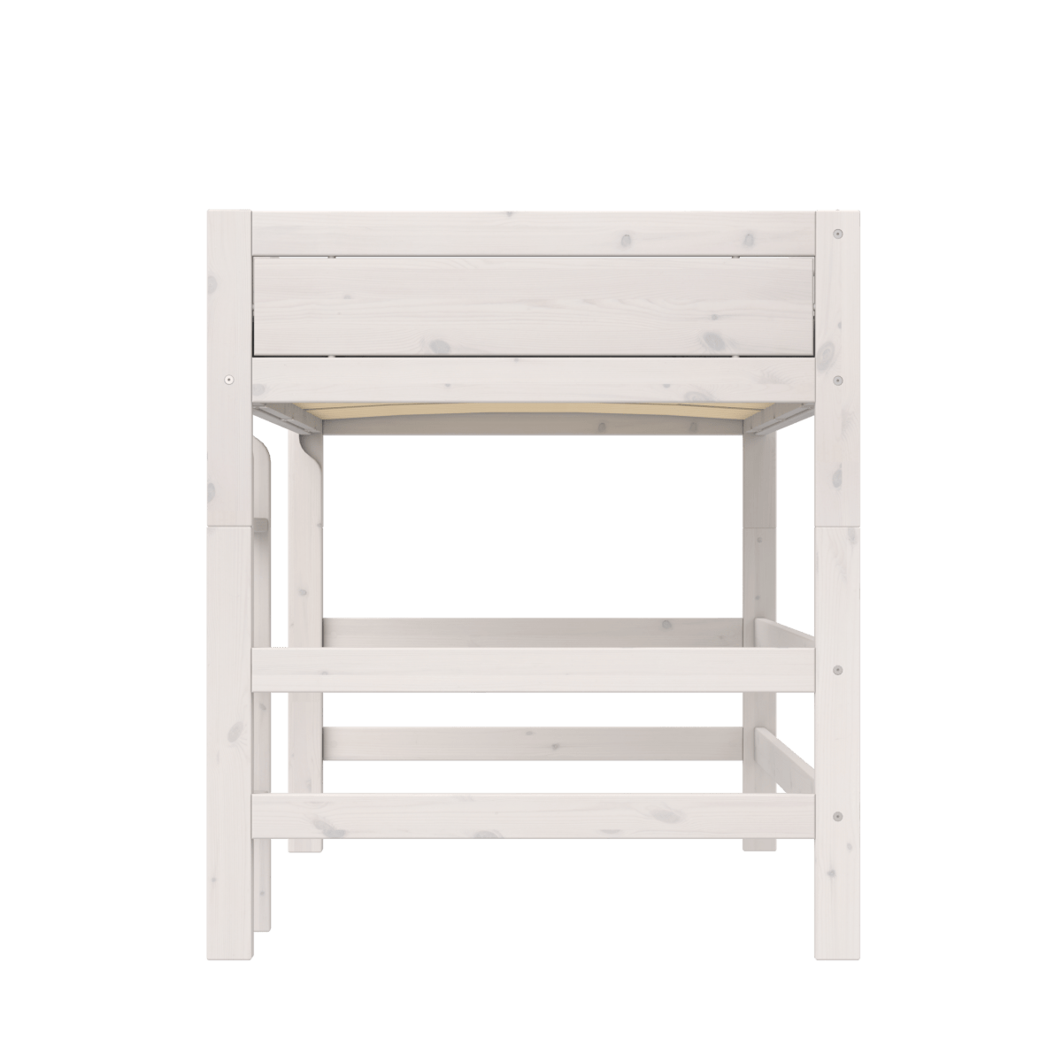 Lifetime Kidsrooms Letto a soppalco 120 con scala - 152 cm Whitewash