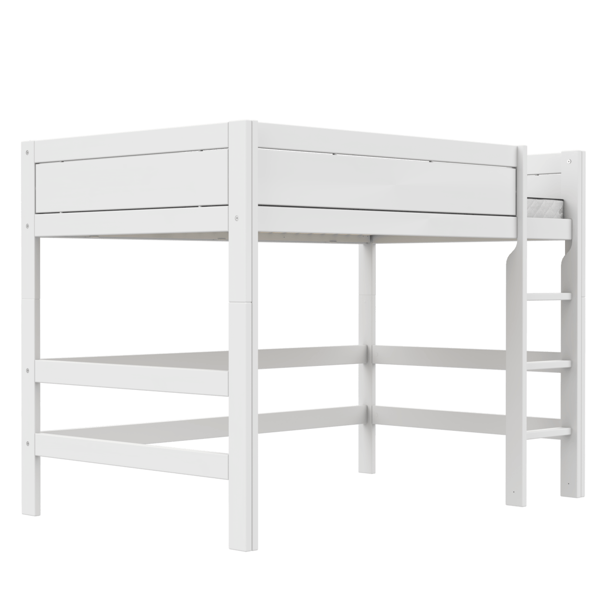 Lifetime Kidsrooms Hochbett 120 mit Leiter - 152 cm Weiss