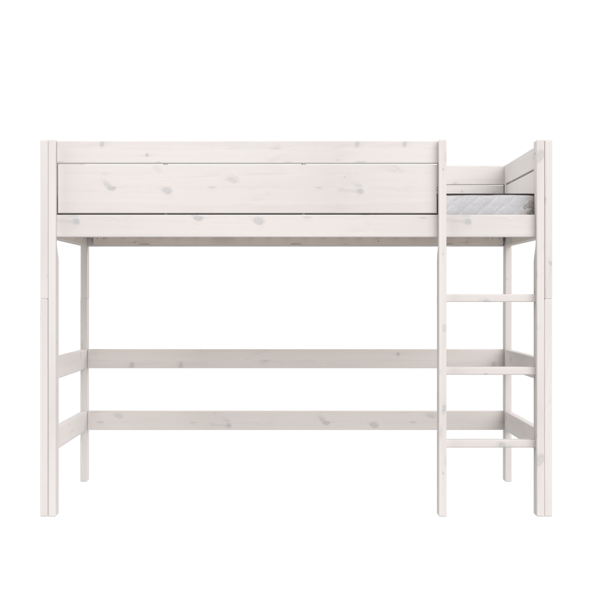 Lifetime Kidsrooms Letto a soppalco 120 con scala - 152 cm Whitewash