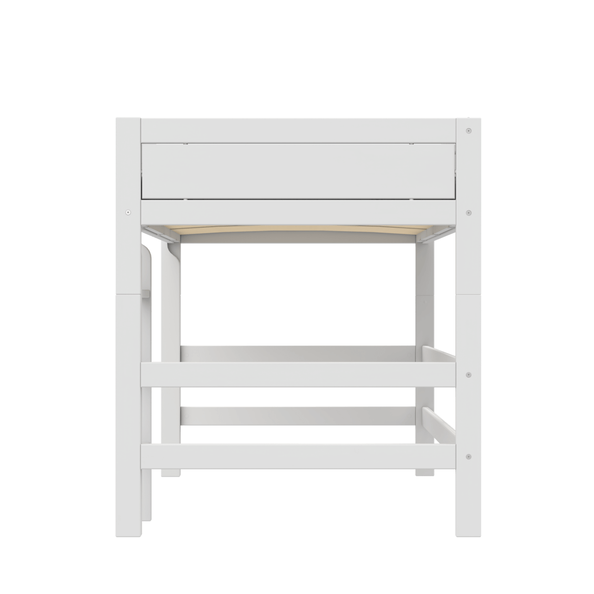 Lifetime Kidsrooms Hochbett 120 mit Leiter - 152 cm Weiss