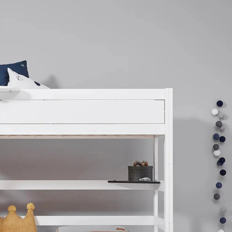 Lifetime Kidsrooms Letto a soppalco 120 con scale - 152 cm Whitewash