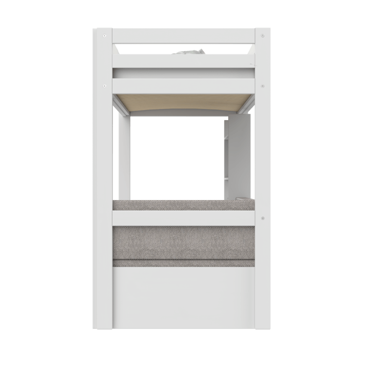 Lifetime Kidsrooms Elements loft bed 177 cm - Study & Relax White