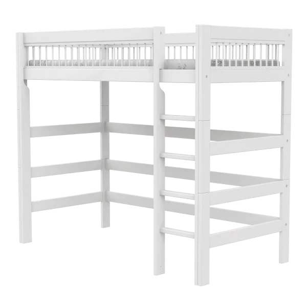 Lifetime Kidsrooms Hochbett mit Leiter 177 cm - Breeze Weiss