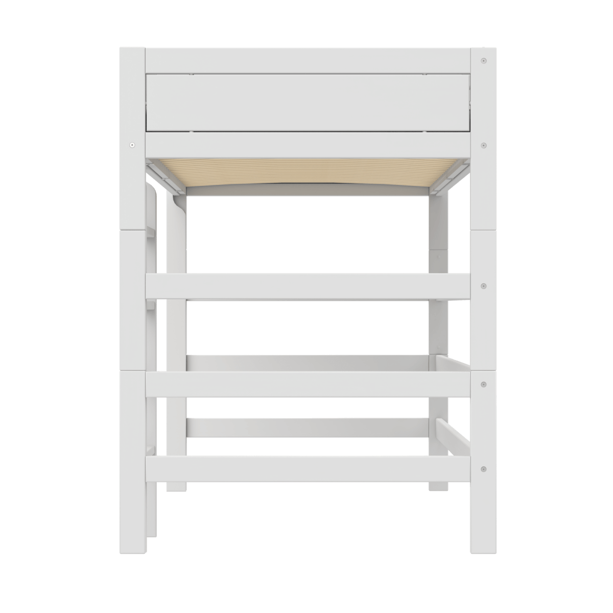 Lifetime Kidsrooms Hochbett 120 mit Leiter - 177 cm Weiss